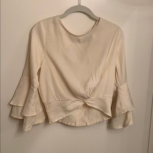 Quarter length crop top